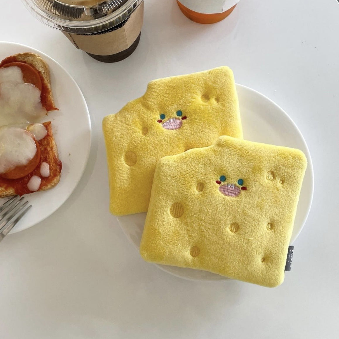 Cheese Slice Plush Toy